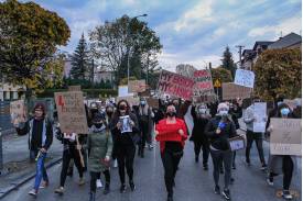 Strajk kobiet w Skoczowie