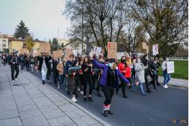 Strajk kobiet w Skoczowie (środa)