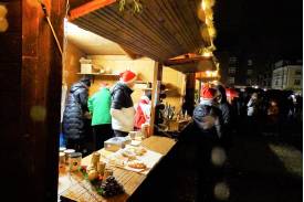 Vánočni Strom =  Choinka 2021 - otwarcie kiermaszu świątecznego w Czeskim Cieszynie