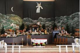 Ruchoma szopka w Kościele u Franciszkanów w Górkach Wielkich
