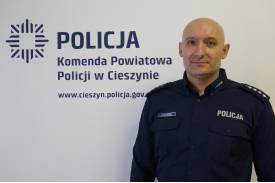     Zastępca Naczelnika Wydziału Kryminalnego Komendy Powiatowej Policji w Cieszynie asp.szt. Radosław Szczerba