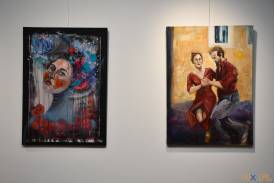 Wernisaż wystawy malarstwa Ewy Kanik '' Trudne czasy - gniew ''