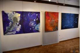 ,, Przestrzeń koloru '' - wernisaż Jolanty Knapek w Muzeum Sarkandrowskim