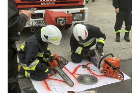 Zakończenie szkolenia strażaka ratownika OSP / Fot. KP PSP Cieszyn 