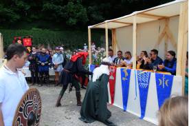 Dni Noszaka w Cieszynie  - pokaz pojedynków rycerskich na Wzgórzu Zamkowym 