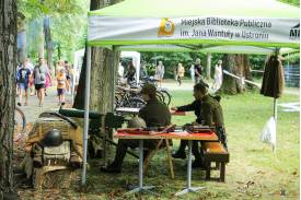 Piknik wojskowy w parku Kuracyjnym