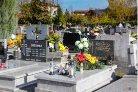 Cmentarz ewangelicki w Ustroniu 1 listopada