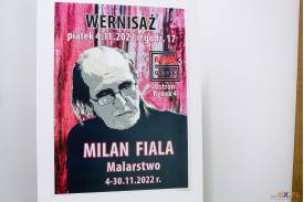 Wernisaż wystawy Milana Fiali w Ustroniu