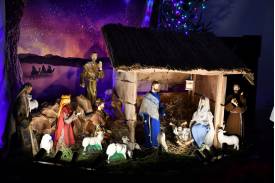 Szopki bożonarodzeniowe w kościołach Cieszyna dostępne w ciągu dnia
