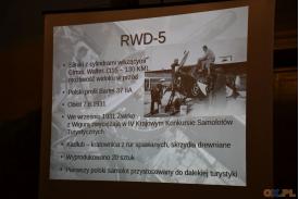 Wykład Dariusza Cymerysa ,, Samoloty RWD. W 120 - lecie urodzin inż. Stanisława Wigury '' w Muzeum Śląska Cieszyńskiego