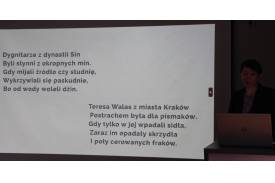 W. Szymborska w Bibliotece Miejskiej - wykład