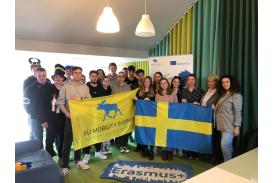  Staż uczniów Zespołu Szkół Budowlanych w Szwecji
