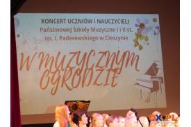 Koncert uczniów i pedagogów Państwowej Szkoly Muzycznej im. I. Paderewskiego w Cieszynie"W muzycznym ogrodzie"
