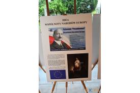 Wystawa ,, Ojcu Wspólnoty Narodów Europy '' w Pogórzu