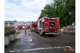 (foto/wideo) Pożar ciągnika w Cieszynie