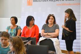 Spotkanie z Pawłem Gołuchem i Laureatami Międzynarodowego Konkursu Literackiego w Bibliotece w Cieszynie