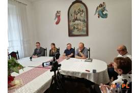  konferencja prasowa na temat 150-lecia Dziedzictwo bł. Jana Sarkandra i 25-Lecia Liceum Katolickiego w Cieszynie
