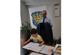 Przedszkolaki z wizytą w Starostwie Powiatowym w Cieszynie