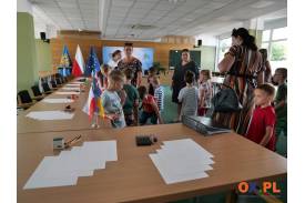 Przedszkolaki z wizytą w Starostwie Powiatowym w Cieszynie