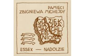 Nabytki, jakie trafiły do zbiorów Książnicy za sprawą Donacji im. Zbigniewa Michejdy oznaczane są ekslibrisami projektu Andrzeja Pinno.
