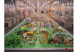 Oficjalne odsłonięcie skoczni Malinka zbudowanej z klocków LEGO