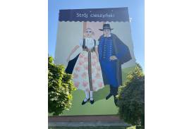 Mural "Strój cieszyński", fot. MJ/ox.pl