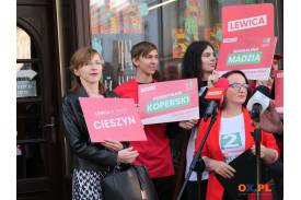 Wideo: Kampanijny objazd  Lewicy w Cieszynie