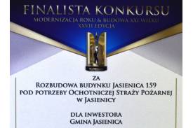 Rozbudowa budynku Jasienica 159 pod potrzeby Ochotniczej Straży Pożarnej w Jasienicy, fot. mat.pras.