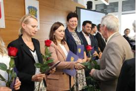  Dzień Edukacji Narodowej 2023 - nagrody Starosty Cieszyńskiego oraz ślubowanie nauczycieli mianowanych