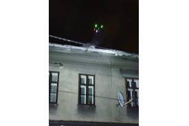 Dron badający dym z komina, fot. SM Cieszyn/FB