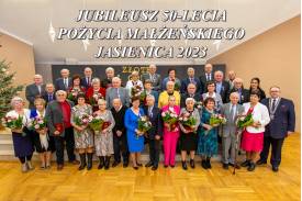 Jubileusz 50-lecia pożycia małżeńskiego w Gminie Jasienica 2023, fot. Digital Foto s.c. M. i D. Jędrysek/mat.pras.