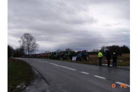 Cieszyńskie: rolnicy protestowali