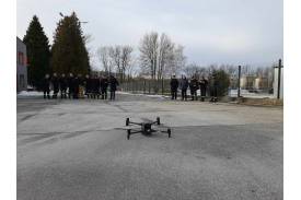 Pokaz dronów i ich zastosowania w pracy straży, fot. KP PSP Cieszyn/FB