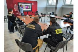 Pokaz dronów i ich zastosowania w pracy straży, fot. KP PSP Cieszyn/FB