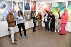 Otwarcie wystawy malarstwa Ewy Czernal - Suligi / Lanrecz / w ARTadresie 