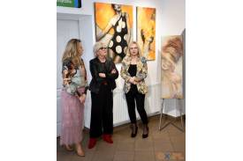 Otwarcie wystawy malarstwa Ewy Czernal - Suligi / Lanrecz / w ARTadresie 