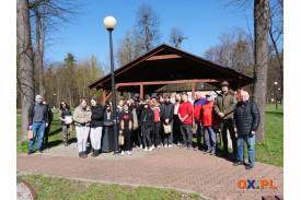 Wiosenne sprzątanie Rezerwatu Przyrody i terenów zielonych w Cieszynie
