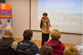 ''Jordania na własną rękę'' - prelekcja Izabeli Kuli w Bibliotece Miejskiej w Cieszynie
