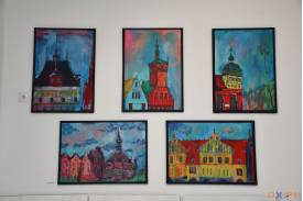Wystawa prac dyplomowych uczniów Uniwersyteckiego Liceum Sztuk Plastycznych w Cieszynie