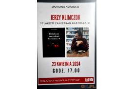 Spotkanie autorskie z Jerzym Klimczokiem w Bibliotece Miejskiej w Cieszynie