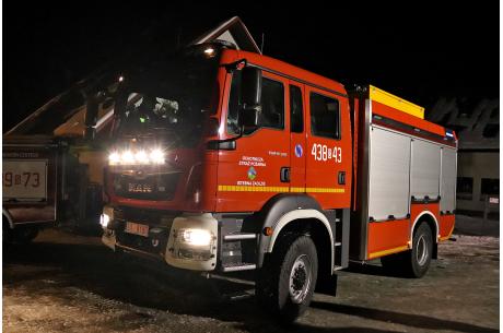 W Istebnej przywitali nowy pożarniczy wóz. fot Istebna.eu