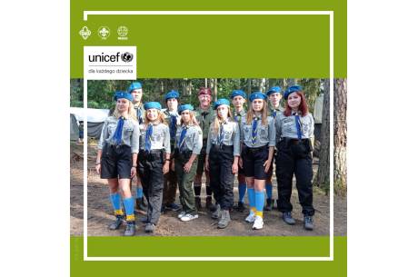 Dzieci z Ukrainy z harcerzami z Brennej  / fot. HZC
