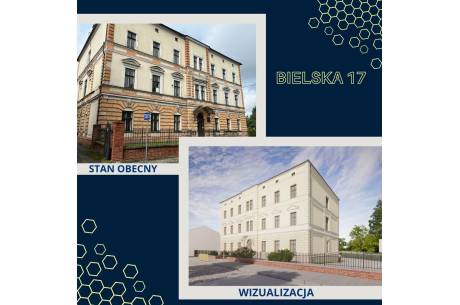 Wizualizacja remontu budynku na ul. Bielskiej 17 w Skoczowie, fot. mat.pras.