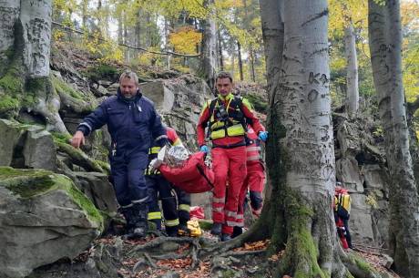 Groźny upadek 11-latki w rejonie Girowej, fot. www.zzsmsk.cz