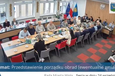 Sesja Rady Miasta Wisła, fot. wisla.esesja.pl