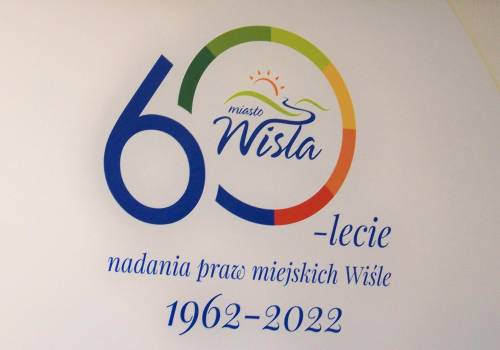 Logo jubileuszu 60-lecia nadania praw miejskich w Wiśle. Fot. KR/Ox.pl