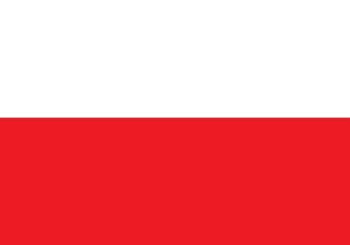 Zdjęcie przedstawia flagę polski