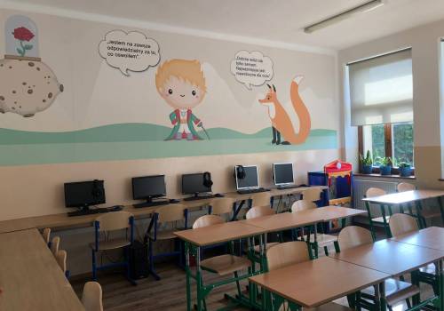 sala w Szkole Podstawowej nr. 2 w Jaworzynce/istebna.eu