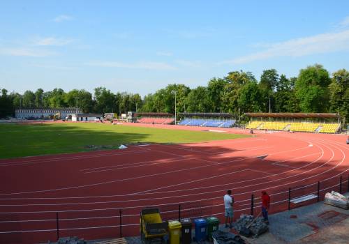 Remont stadionu ma się ku końcowi. fot. miasto Cieszyn