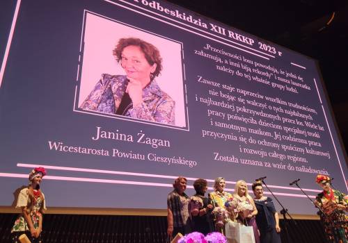 Janina Żagan została wyróżniona nagrodą Perła Podbeskidzia. fot. Janina Żagan facebook